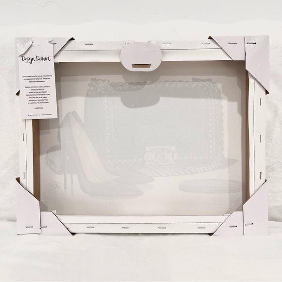 Design District Designer Canvas Wall Art With Rhinestones & Glitter NWT - Picture 3 of 3